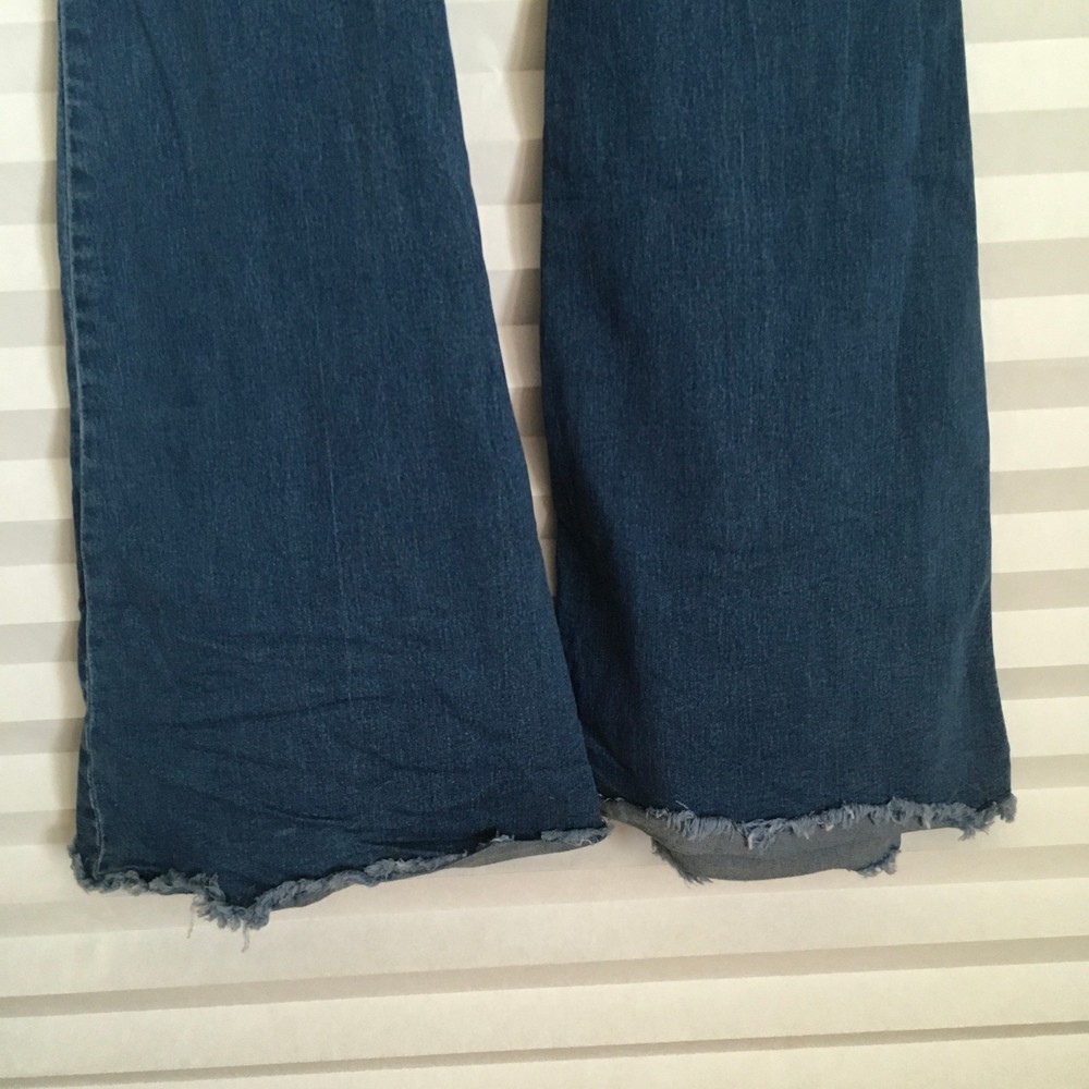 Aaron & Amber Women Jean Pants Size M Cotton Blend Elastic Waist Pull On Pockets - Picture 5 of 11
